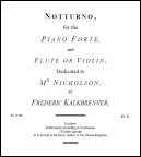 Kalkbrenner Notturno title page